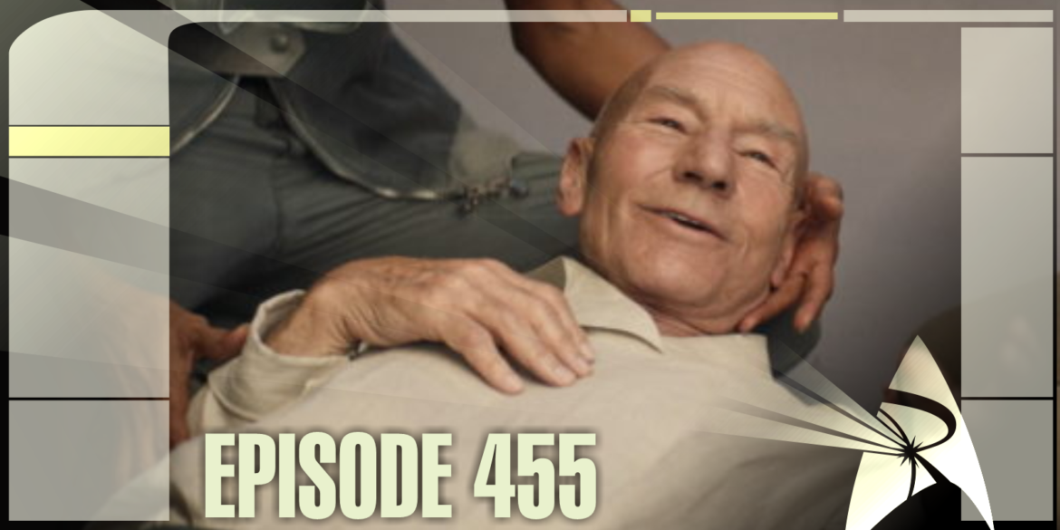 Image of Picard laying in Raffi's Arms