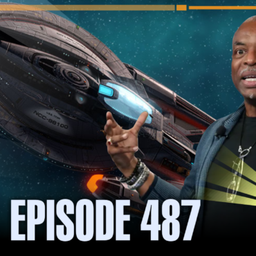 LeVar Burton, T6 USS Titan from Star Trek Online - Episode art for Priority One 487